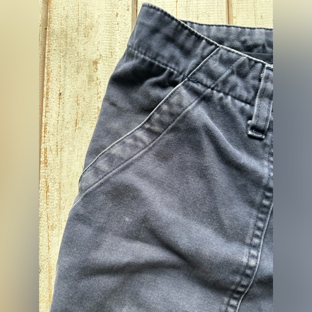 Hurley, vintage, chino, shorts in navy, size 7 - Picture 9 of 11